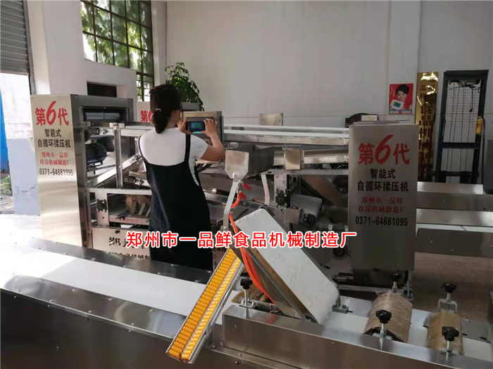 全自動自循環(huán)揉壓機調(diào)試中 全自動自循環(huán)揉壓機調(diào)試中